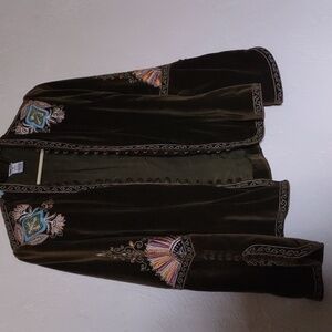 Lotta Stensson Embroidered Velvet Jacket